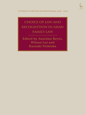 cover image of Choice of Law and Recognition in Asian Family Law